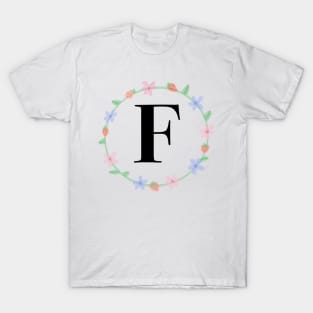 “F” initial T-Shirt